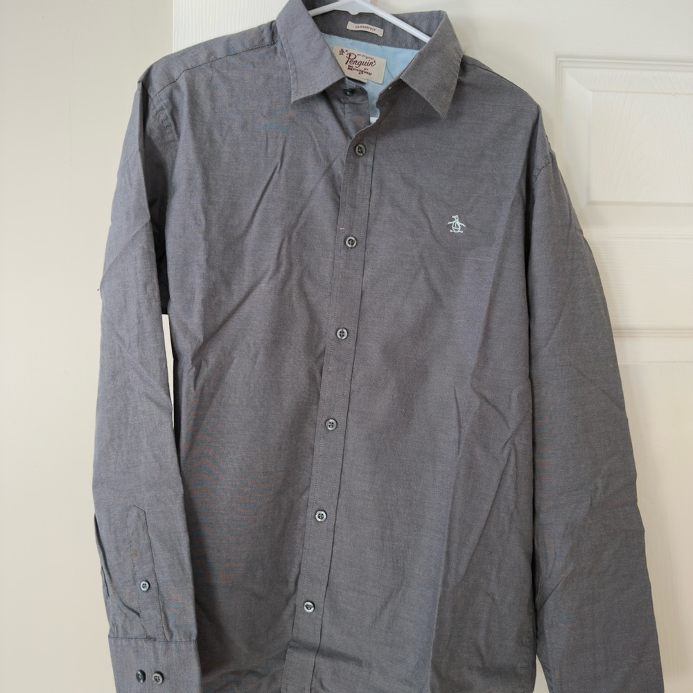 Men's Penguin Gray Shirt
